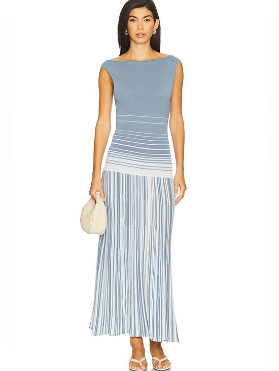 Faithfull the Brand Dresses & Skirts - Faithfull the Brand Xyla Maxi Dress Size 6 Blue Combo